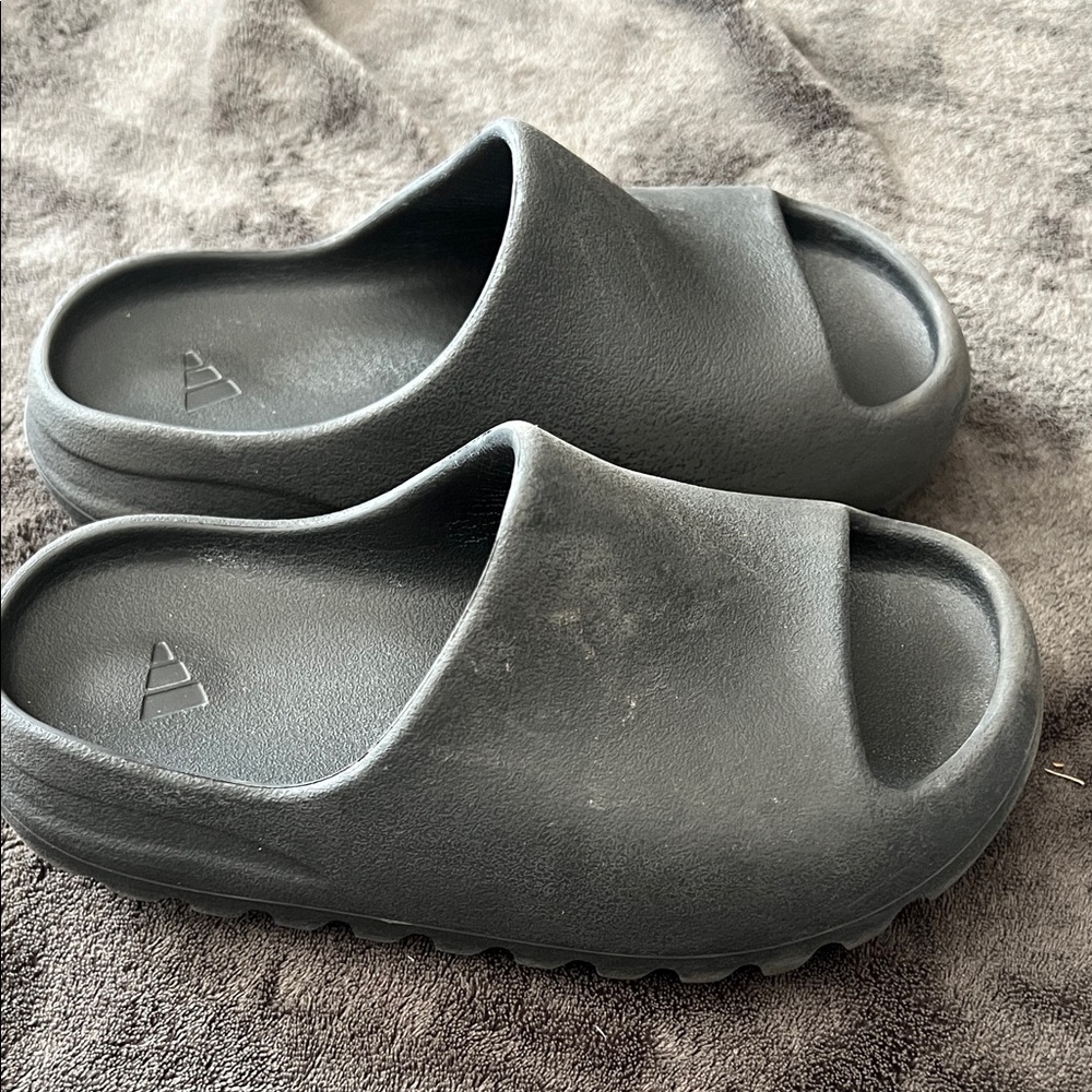 Gray Slide Sandals
